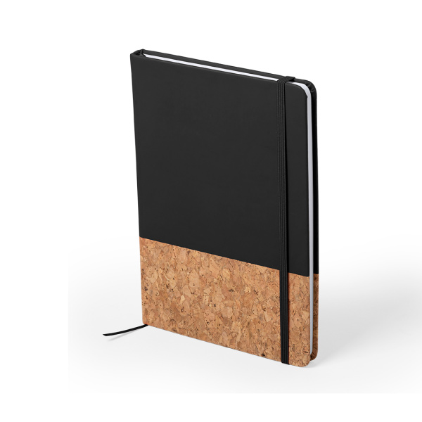 Carnet de notes en liège et cuir