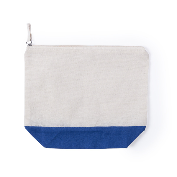 Trousse de toilette bicolore - coton naturel