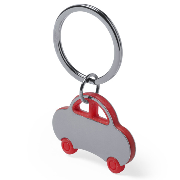 Porte-clés bicolore voiture