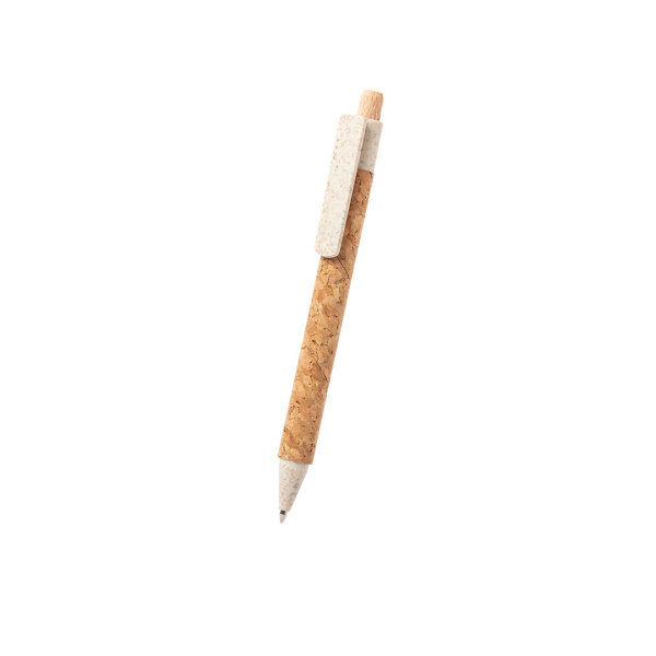 Stylo en liège et paille de blé