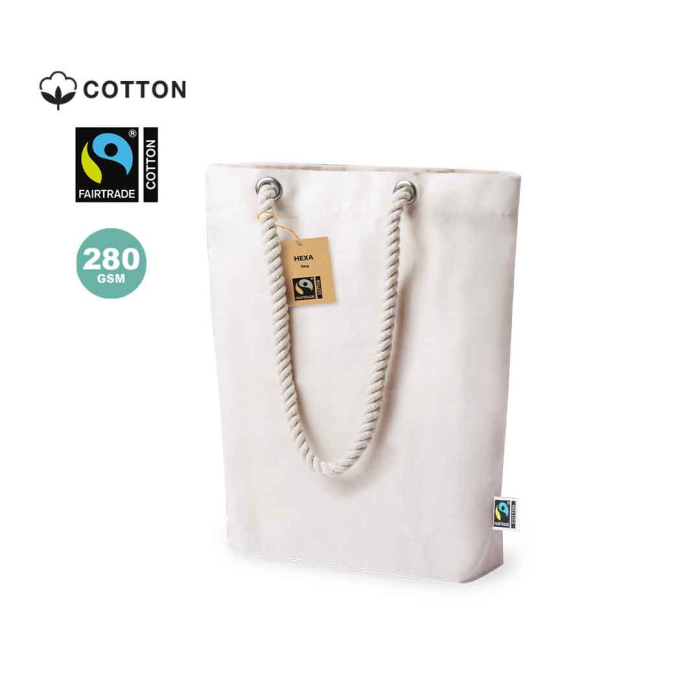 Sac Fairtrade avec des anses en corde