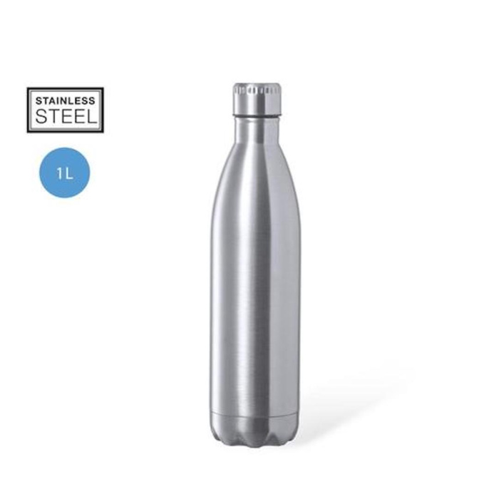 Gourde 1L en acier avec logo