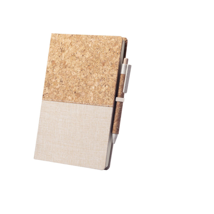 Carnet de notes A5 avec stylo à bille écologique inclus