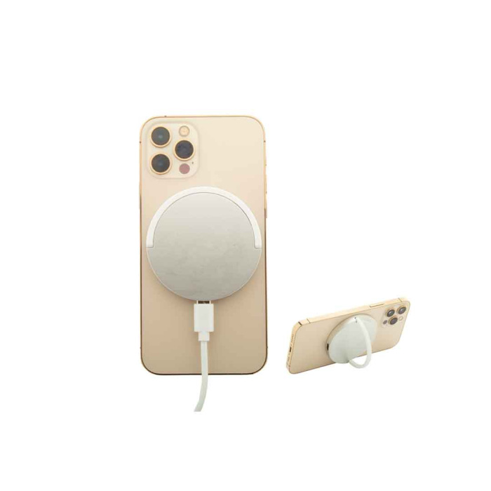 Support de téléphone adhésif avec chargeur intégré