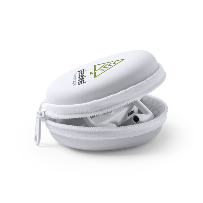 Écouteurs Bluetooth et étui inclus