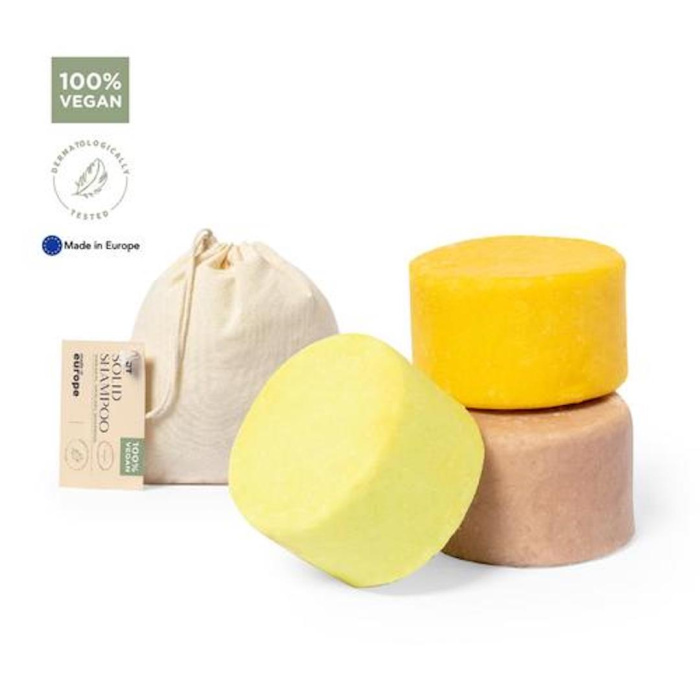Ensemble de 3 pièces shampoing solide personnalisable