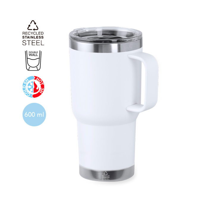 Tasse thermique Stanley en acier inoxydable recyclé