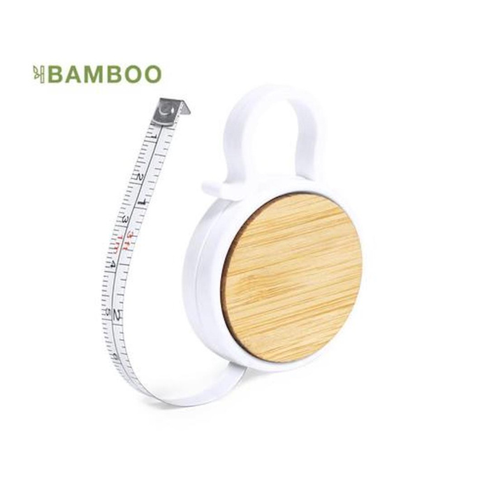 Mètre ruban personnalisé 1m en bambou