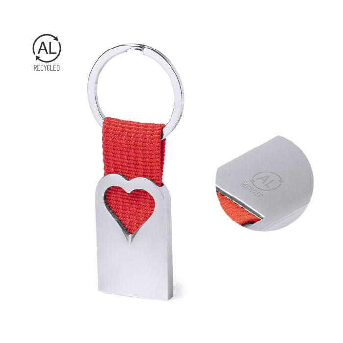 Porte-clés cœur personnalisable