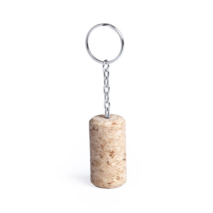 Porte-clés avec bouchon de liège