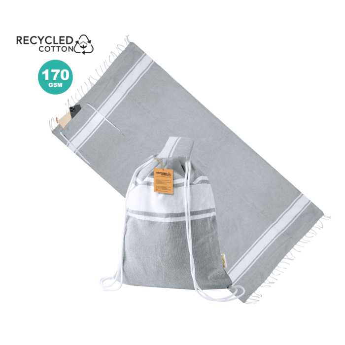 Sac à dos de plage en coton recyclé