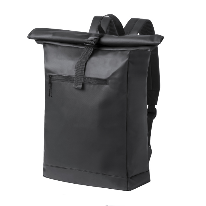 Sac à dos roll-up en similicuir personnalisable