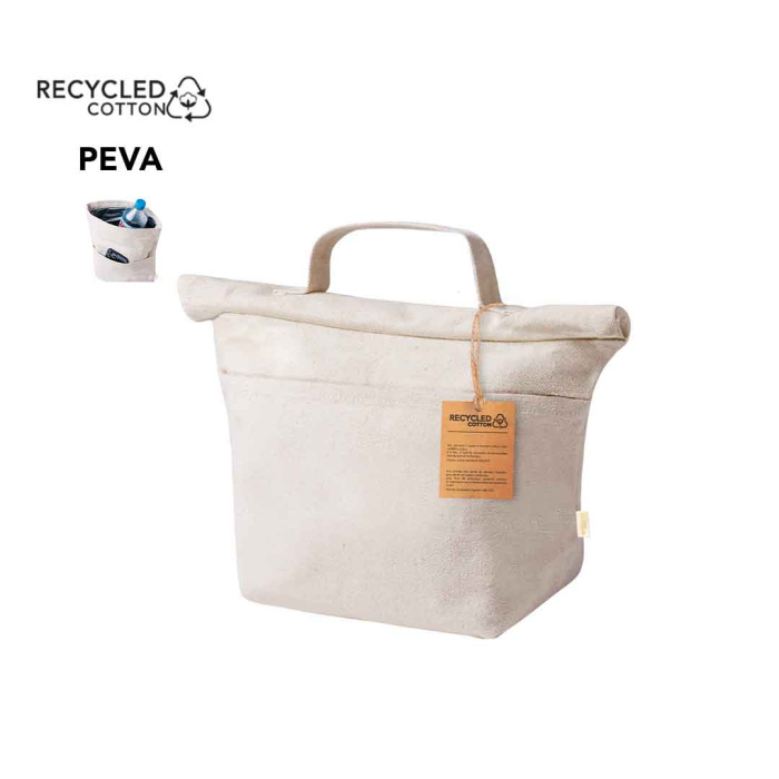 Sac à main isotherme avec poignée en coton recyclé