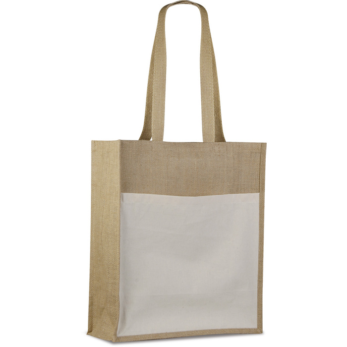 Sac Cabas en jute | 38 x 42 x 13 cm