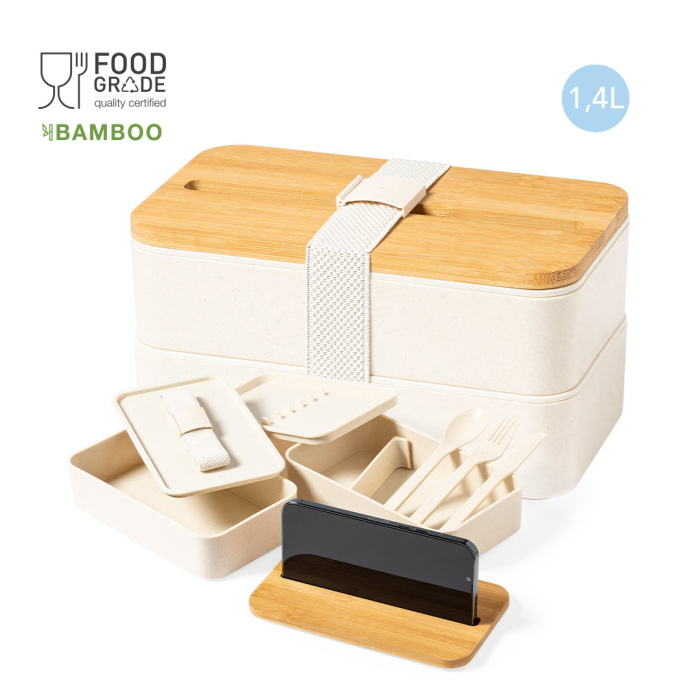 Sous-bock publicitaire en bambou