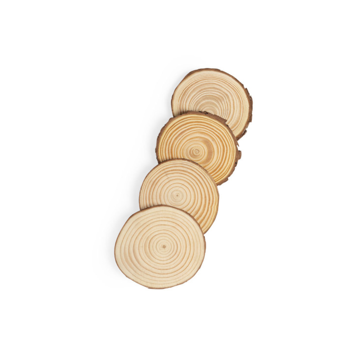Set de 4 sous-verres en bois