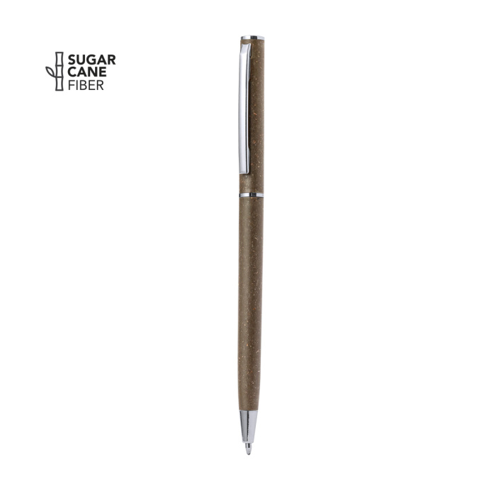Stylo exclusif en bois de canne à sucre personnalisable