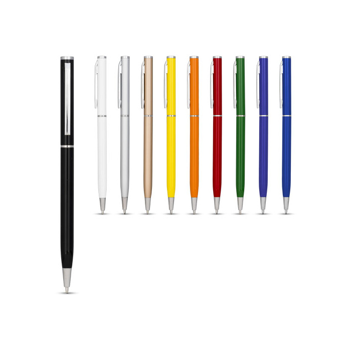 Stylo-bille Slim en aluminium publicitaire