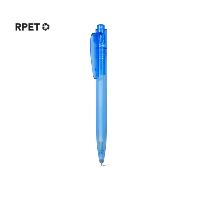 Stylo en plastique recyclé avec fermeture à clic