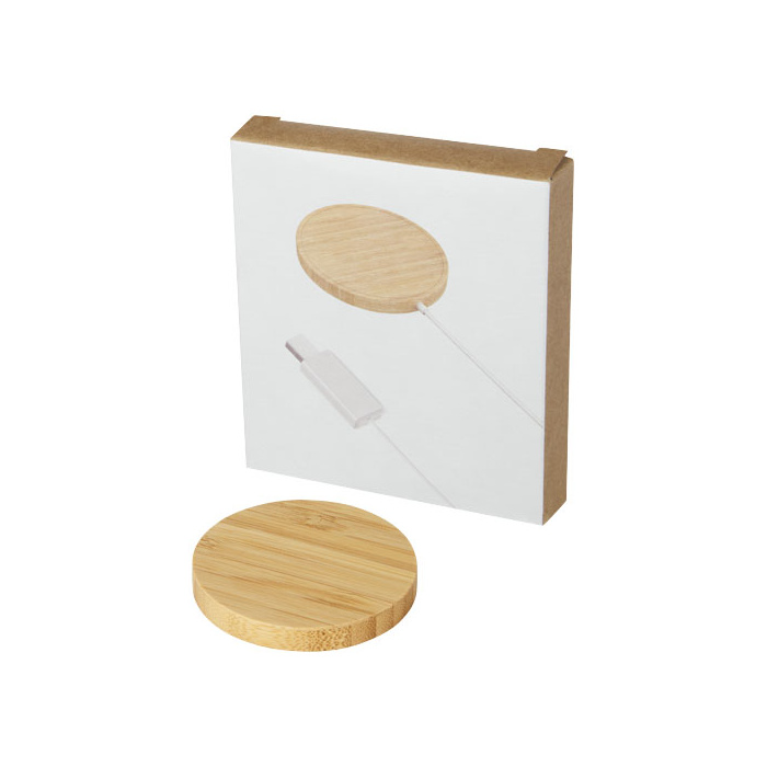 Chargeur sans fil en bambou 10 W