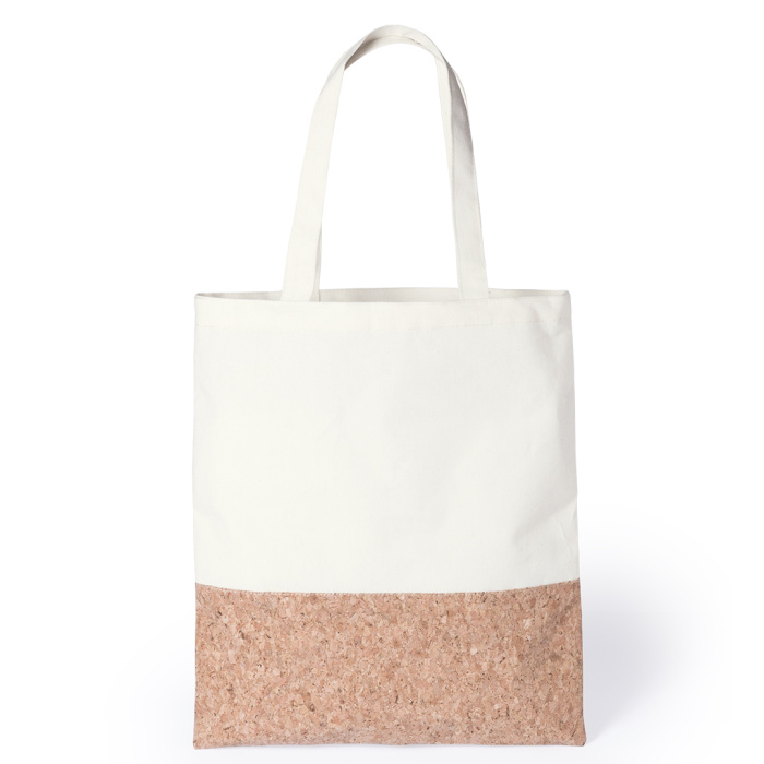 Tote bag en coton et liège