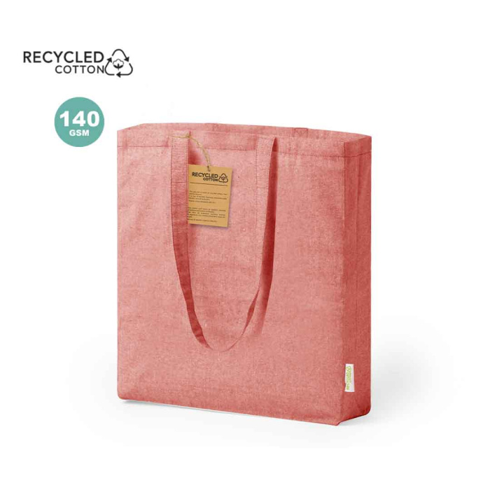 Tote bag en coton recyclé aux tons pastels | Léger 140gr
