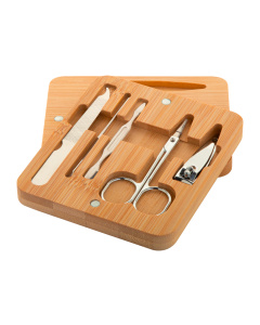 Kit de manucure 5 pièces en bambou