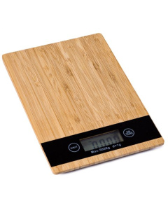 Balance de cuisine en bambou personnalisable