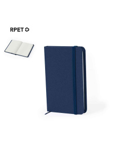 Bloc-notes en RPET avec des feuilles blanches