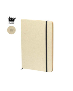 Carnet de notes A5 en papier d'herbe original