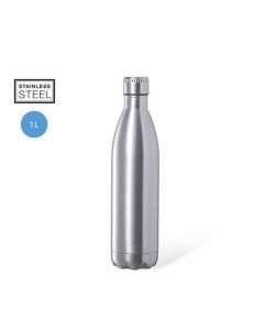 Gourde 1L en acier avec logo