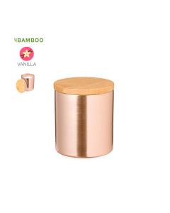 Bougie aromatique à la vanille en aluminium