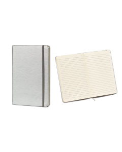Carnet de notes A5 argent personnalisable
