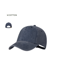 Casquette à 6 panneaux effet délavé