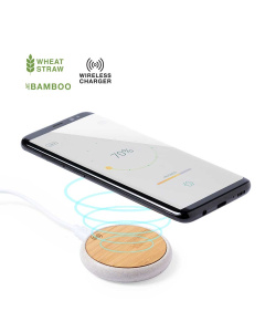 Chargeur sans fil circulaire publicitaire