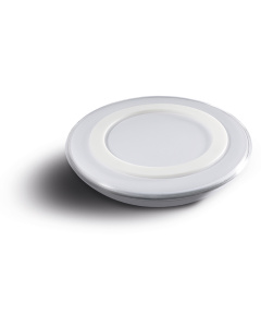 Chargeur sans fil lumineux avec logo