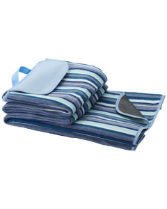 Nappe de pique-nique étanche Riviera - Blanc / Bleu
