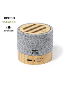 Enceinte personnalisable RPET et bambou