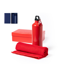 Ensemble sportif : gourde et serviette personnalisée