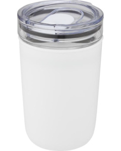 Gobelet en verre 420 ml avec paroi extérieure en plastique recyclé