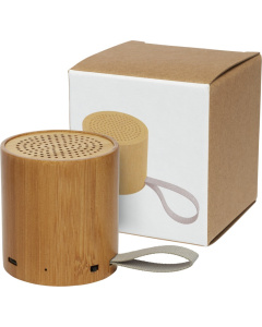 Enceinte Bluetooth en bambou