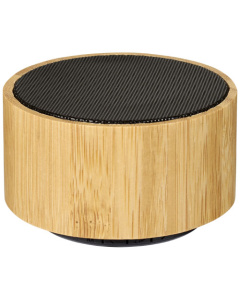 Enceinte bluetooth publicitaire en bambou