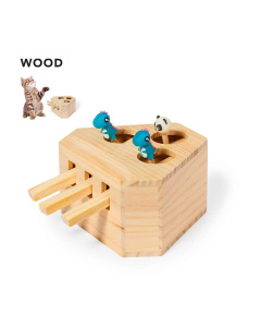 Jeu en bois pour animaux de compagnie