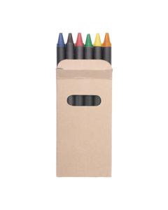 Lot de 6 crayons de cire personnalisés
