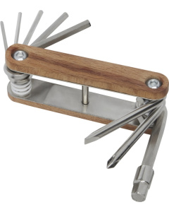 Outil 8 fonctions en bois pour vélo