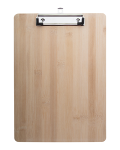 Porte-bloc à pince personnalisable