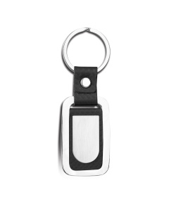 Porte-clé avec plaque métallique