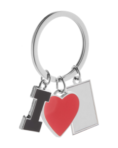 Porte-clés personnalisable I Love