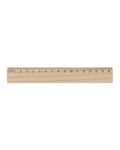 Règle en bois personnalisée 16 cm