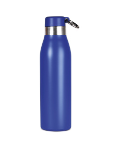 Gourde double paroi personnalisable 500ml en acier et bambou